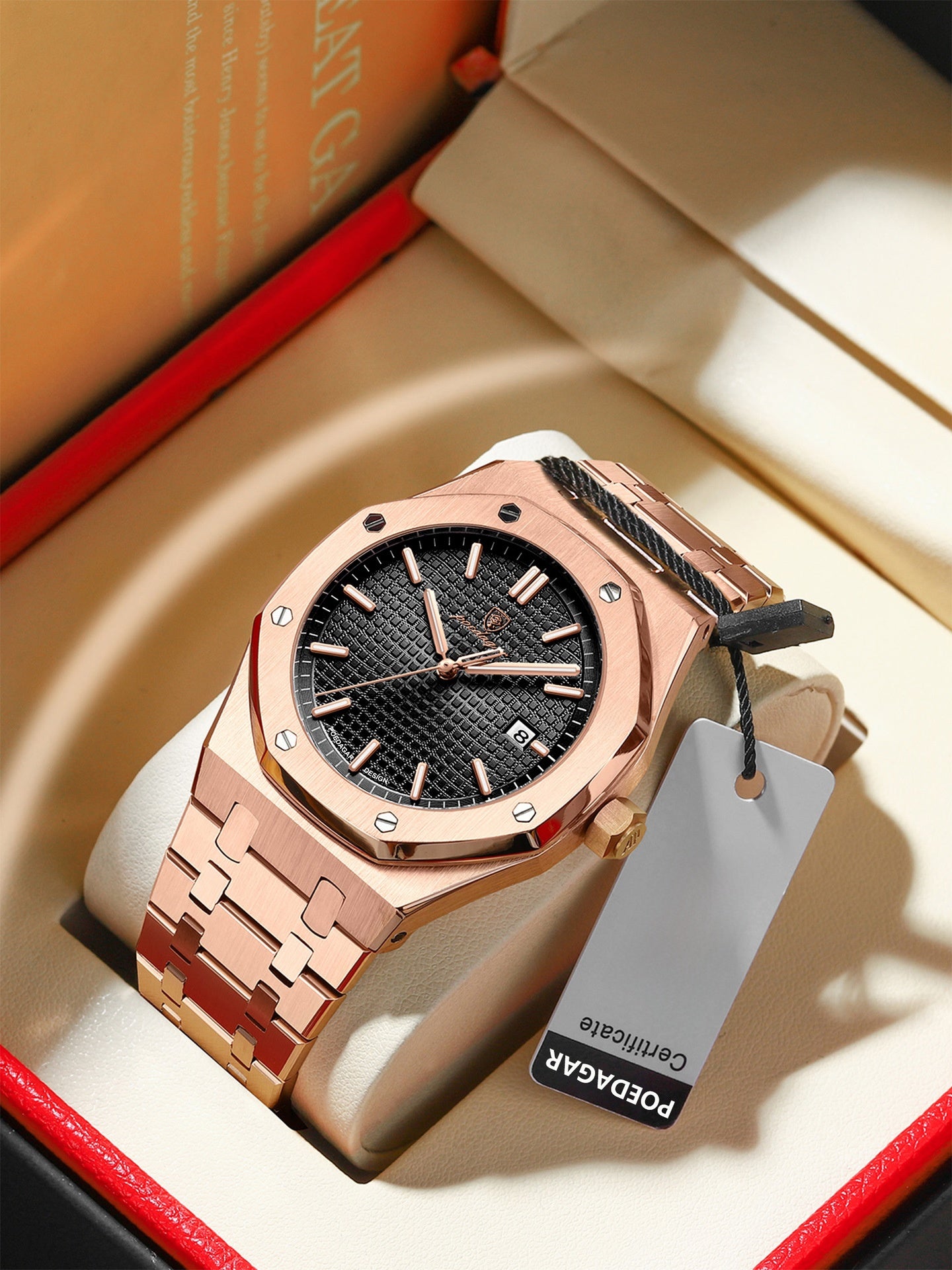 Quartz Watch with Stainless Steel Strap