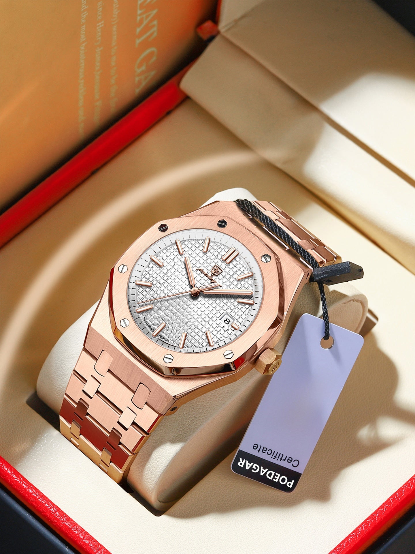 Quartz Watch with Stainless Steel Strap