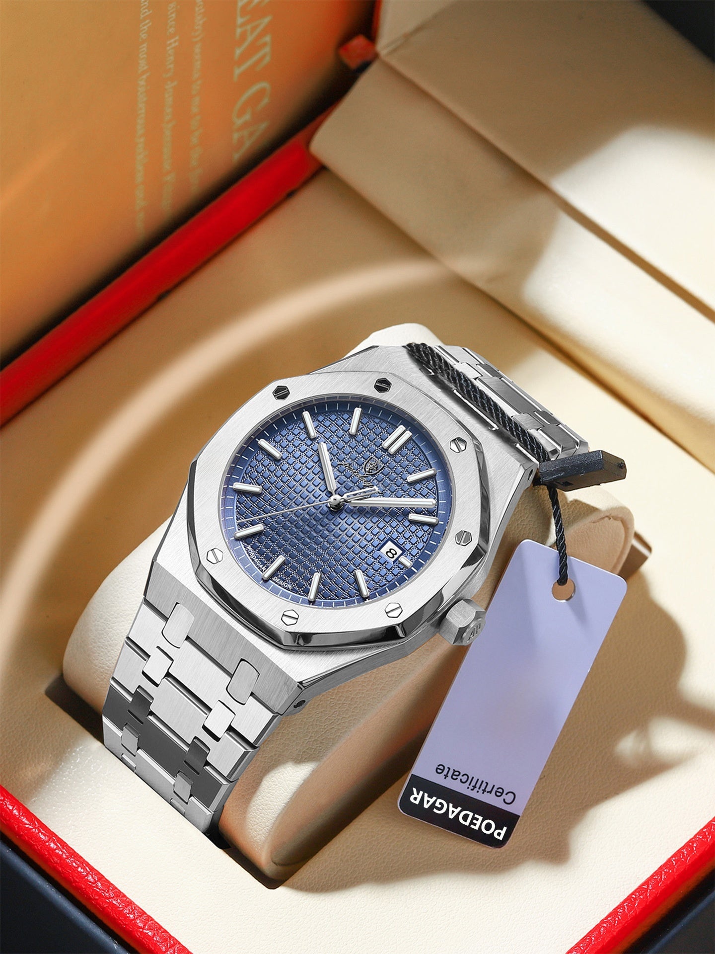 Quartz Watch with Stainless Steel Strap